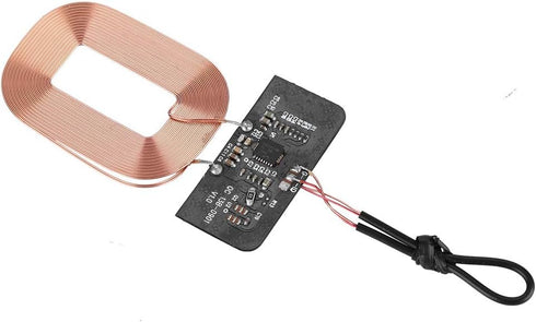 DIY Qi Charging Receiver Module Ultra Thin Charging Receiver Module Circuit Board Coil Charger, 5V 1A, Plug and Play...