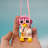 Cool Swinging Duck Car Hanging Ornament, Pendant Interior Rearview Mirror Decoration and Car Rear View Mirrior Hanging Accessories (Bottle Duck)...