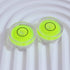 4Pcs Small Circular Bubble Levels with Double Sided Adhesive Bottom Mini Little Stick-on Bubble Spirit Level Measuring Layout Tools Levels (25x10m...