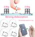 Transparent Phone Ring Holder 4 Pcs, Clear Cell Phone Ring Holder with Diamond, Finger Grip 360°Rotation Compatible with Most of The Phones, Table...