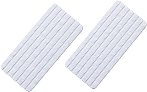 Absorbent Coasters with Grooves 2 PCS, Keep Kitchen Bathroom Sink Countertop Dry, Water Absorbing Stone Tray for Under Cups/Drinks/Hand Soap Pumps...