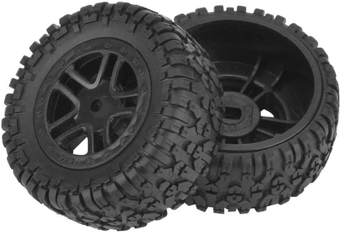 2pcs Toys Car Tire, PX RC Truck Rubber Wheel Tire with Hub for 9301 1/18 Model Car...