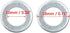 X AUTOHAUX 50pcs Engine Oil Crush Washers Drain Plug Gaskets 10mm ID. 18mm OD. for Car...