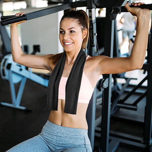 Cooling Towels - 6 Pack Cooling Towel (40"x12"), Ice Gym Towels for Working Out, Microfiber Cooling Towels for Neck and Face, Yoga Towel for Home ...