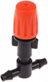 Daycount® Pack of 10 Automatic Watering Mini Adjustable Atomizing nozzle Irrigation Drippers 360 Degree Emitter Drip System Orange Nozzle...