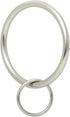 Ivilon Drapery Eyelet Curtain Rings - 2" Ring Loop for Hook Pins, Set of 14 - Brushed Nickel...