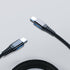 2-Pack Braided USB C to USB C 60W Fast Charging Cable (Black) for iPhone 15/15 Pro/15 Plus/ 15 Pro Max, Samsung Galaxy S22/23, MacBook Pro (6.6 fe...
