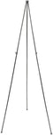Quartet Instant Easel 63” Stand, Supports 5 lbs., Tripod Base, Powder Coated Steel Material, Collapsible, Black (29E)...