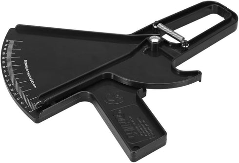 Body Fat Calipers, Skinfold Caliper 2 Colors 0-80MM Fat Measuring Test Slim Skinfold Caliper Weight Loss Measure Tester (Black)...