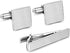 Stainless Steel Cufflink and tie Clip Set with Business Part...