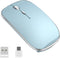 Wireless Mouse Chargeable Portable Silent Wireless Mouse USB and Type-C Dual Mode Wireless Mouse 3 adjustable DPI for Laptop, Mac, MacBook, Androi...