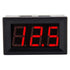 3 Wire Voltmeter DC 0-100V Mini Voltage Measuring 0.56" LED Display Digital Volt Panel Meter with Reverse (Red)...