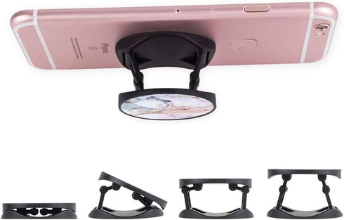 3 Pack New Version Phone Holder Black White Marble Grip Stand Finger Holder for Smartphone and Tablets...