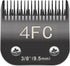 4FC Pet Dog Grooming Detachable Blades, Compatible with Andis Size-4FC Cut Length 3/8"(9.5mm), Most A5,KM Series Clippers,Made of Ceramic Blade (B...