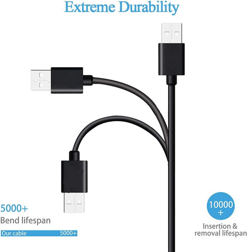 USB Power Charger Cable Compatible with Texas Instruments TI-84 Plus CE Graphing, TI 84 Plus C Silver Edition Calculators Charging Cord...