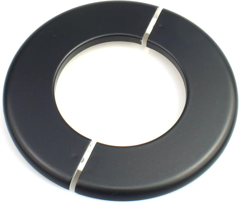FDXGYH 2 Pcs ID 3.0 Inch ABS Wall Split Flange Self-Adhesive Tape Round Escutcheon Plate Cover for Water Pipe Faucet Decoration Accessories...