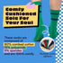 3 Pack Double Striped Cotton Crew Socks Old School Athletic Basketball Gym Socks For Men...