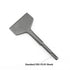 3" x 6.5" Concrete Tile Thinset Scaling Chisel SDS-Plus Shank Thinset Tile Scraper Flat Wide Chisel Bit Floor Scraper Works with SDS+ Rotary Hamme...