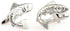 Fish Fishing Pair Cufflinks in a Presentation Gift Box & Polishing Cloth...