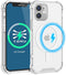 TORU MX Slim for iPhone 12 Mini Magnetic Case, Compatible with Magsafe, Hybrid Transparent HD Clear Case with Detachable Wrist Strap, Scratch Resi...