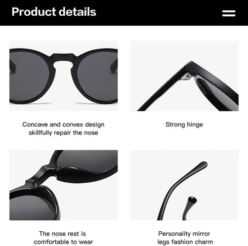 NIDOVIX Vintage Polarized Sunglasses for Men Women Round Retro Classic Fashion Eyewear UV400 Protection Sun Glasses...