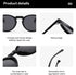 NIDOVIX Vintage Polarized Sunglasses for Men Women Round Retro Classic Fashion Eyewear UV400 Protection Sun Glasses...