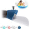 Bath Helper - Bath Tub Faucet Extender - Guides Water Directly from Faucet to Baby Bath Tub Without Excessive Water Waste and Splashing (Blue)...