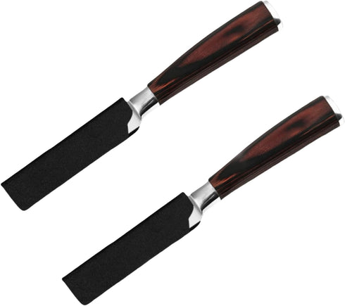 2 PCS Knife Sheath, Universal Kitchen Knife Covers, Non-BPA Chef Knife Edge Guard, ABS Knife Case Abrasion Resistant Felt Lined Knife Protector Sl...