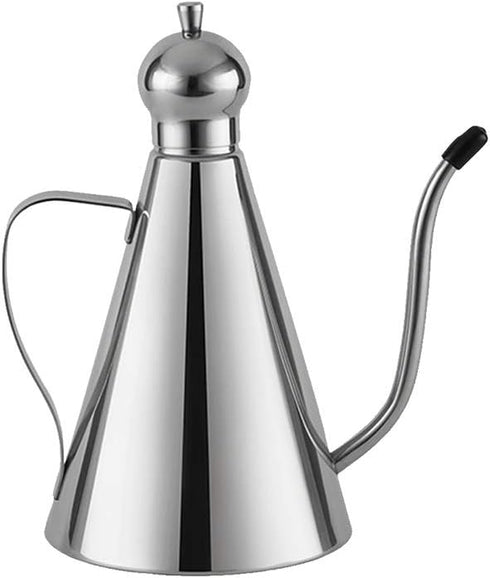 Olive Oil Dispenser, Stainless Steel Olive Oil Bottle, Leakproof Oil Pot, Oil Drizzler, Oil Dispenser Kitchen Storage Container(350ml)...