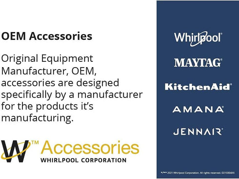 Whirlpool W10505928RP Genuine OEM Water Line Installation Kit For Refrigerators – Replaces 4392041, 61004565, 61004566, 4392041R, 8171580, 4392041RA, 8212490RC, 8212490RP, 14211338, W10829961
