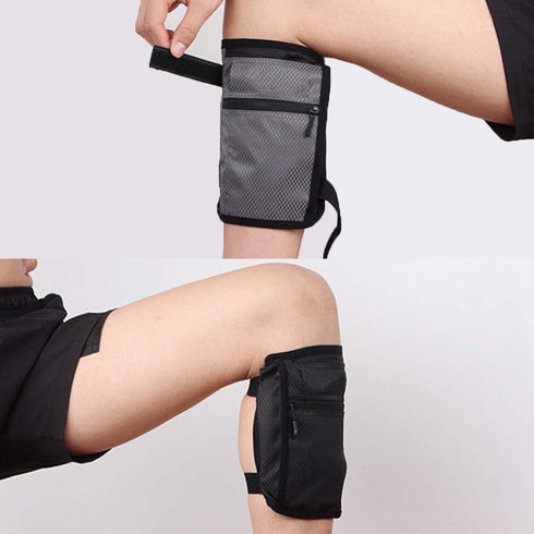 Non-Slip Band Smartphone Holder for Equestrian Riders on The Calf, All Purpose Sport Bag Leg Pouch for Running, Walking, Equestrian as Purse or Ph...