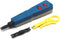 Punch Down Impact Tool with Two Blades - 110 and BK Network Wire Cable Cat6/Cat5e Telephone Impact Terminal Insertion Tools & Extra Network Wire S...