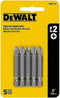DEWALT Screwdriver Set, #2 Phillips, 2-Inch Power Bit, 5-Pack (DW2115)...