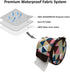 Olve Toilet Paper Holder Roll-Tissue Dispenser Cat Proof Roll Paper Cover Portable and Foldable Storage Bag for Camping Outdoor Tent Home Office (...