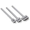 3Pcs 2/4/6 Leather Stitching Punch Prong Steel Leather Craft Tool DIY Lacing Stitching Punch Tool with 4/5/6/8mm Pitch(6mm Pitch)...