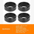 4PCS RC Drift Wheels, RC Drift Hard Tires 26mm Rubber RC Tire Fit for 1:10 RC Drifting Car Accessory(01) Rc Drift Tires Drift Tires 1/24 Scale Rc ...