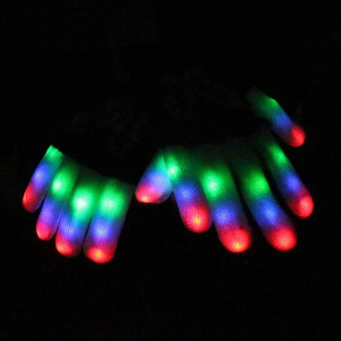 Luwint Kids LED Gloves Finger Light up Gloves - Flashing Autistic Cool Toys for Boys Girls, Children 3-7 Years...