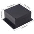 Junction Box IP65 Waterproof ABS Plastic Electrical Project Case Power Junction Boxes, Project Box with Fixed Ear Black 6.30x6.30x3.54 inch (160 x...