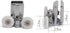 Stainless Steel Shower Door Wheels 23mm Shower Door Rollers (2top +2bottom)...