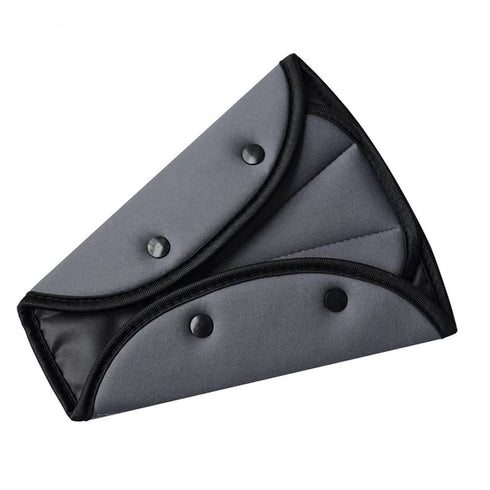 2Pcs Seat Belt Cover Strap Shoulder Pad Seatbelt Positioner Safety Belt Adjuster with Breathable Fabric?Grey+Grey?...