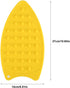 Silicone Iron Hot Protection Rest Pad Mat, Safe Surface Iron Stand Mat Ironing, 27 x 14 x 0.7cm / 10.63 x 5.51 x 0.28in (Yellow)...