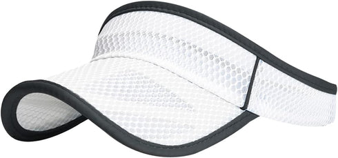 Outdoor Sport Cap Wide Brim UV Protection Breathable Adjustable Baseball Cap for Beach Golf Running Tennis...