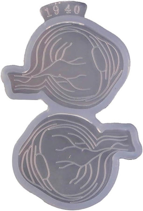 Angel Wings Anatomical Eyes Shape Clear Mold for Epoxy Resin UV Resin, Silicone Mold for DIY Craft Badge Reel Coasters Chocolate Cake Mold...