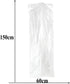 Pack of 50 Garment Bag,Transparent Suit Bag,Clothing Cover,Gown and Dress Storage Bag (60 × 150 cm)...