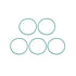 uxcell Fluorine Rubber O-Rings, 30mm OD 28mm ID 1mm Width FKM Seal Gasket for Machinery Plumbing, Green, Pack of 5...