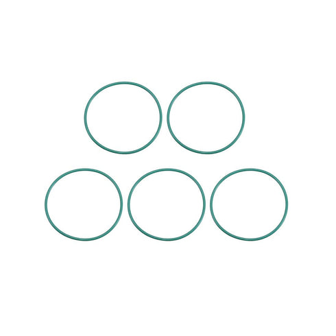 uxcell Fluorine Rubber O-Rings, 32mm OD 30mm ID 1mm Width FKM Seal Gasket for Machinery Plumbing, Green, Pack of 5...