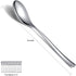 Teaspoons 12 Pieces, Homquen 6.6" Modern Design Stainless Steel Tea Spoons Set, Small Spoon Silver Dishwasher Safe Easy to Clean...