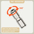 3 Pcs 8mm Straight Push in Connect Pneumatic Fitting,2 Way Nickel Plated Brass Quick Release PU Air Line Adapter...