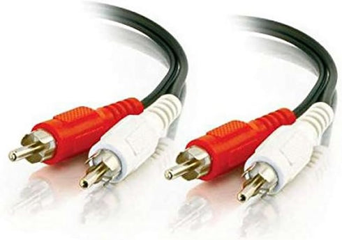 C2G 40464 Value Series RCA Stereo Audio Cables, 6 Feet (1.82 Meters), Black...