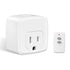HBN Remote Control Outlet with 100FT RF Signal, Wireless On Off Switch Plug for Household Appliances, Battery Included, 15A/1875W(1 Outlet + 1Remo...